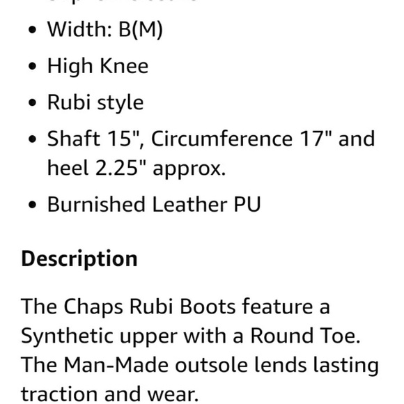 Chaps | Rubi knee high riding boots 9.5 - Picture 8 of 8